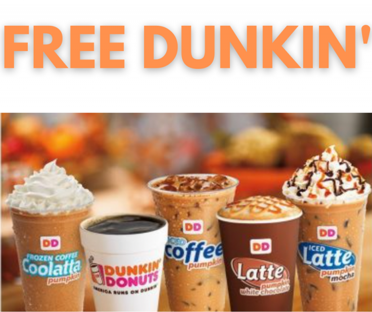 Free Dunkin Donuts Coffee And More! Birthday Freebie!