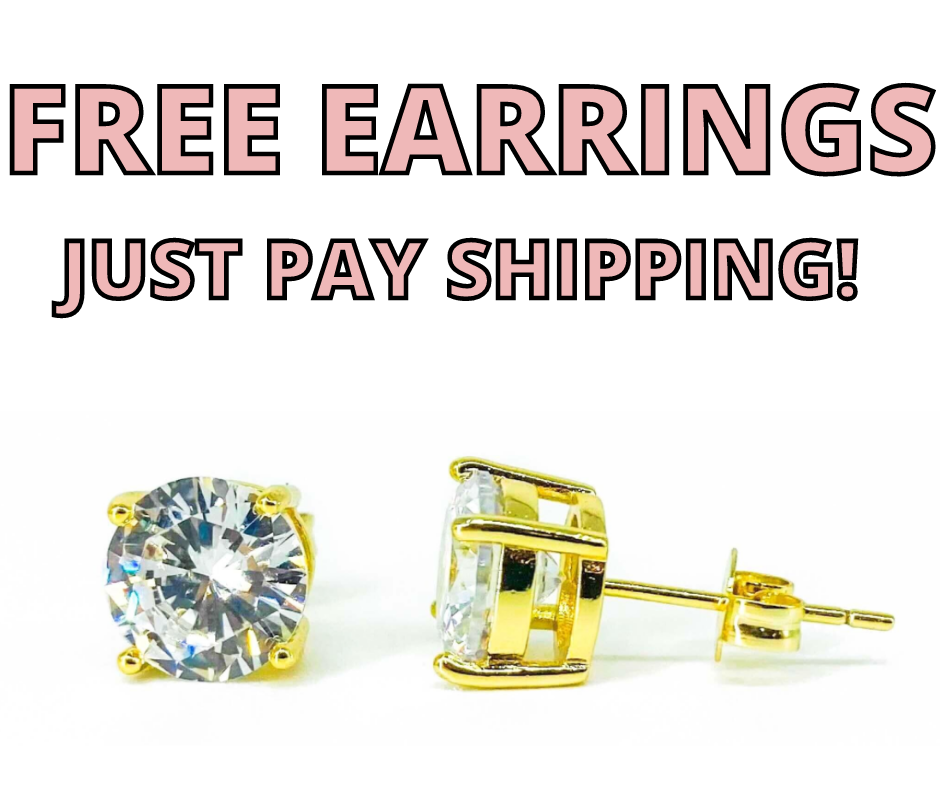 FREE Diamond Earrings! Reg. $79.95! RUN BEFORE IT’S GONE!