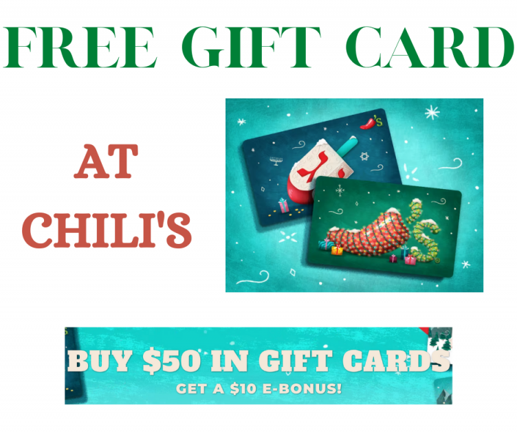 FREE Chili’s Gift Card!