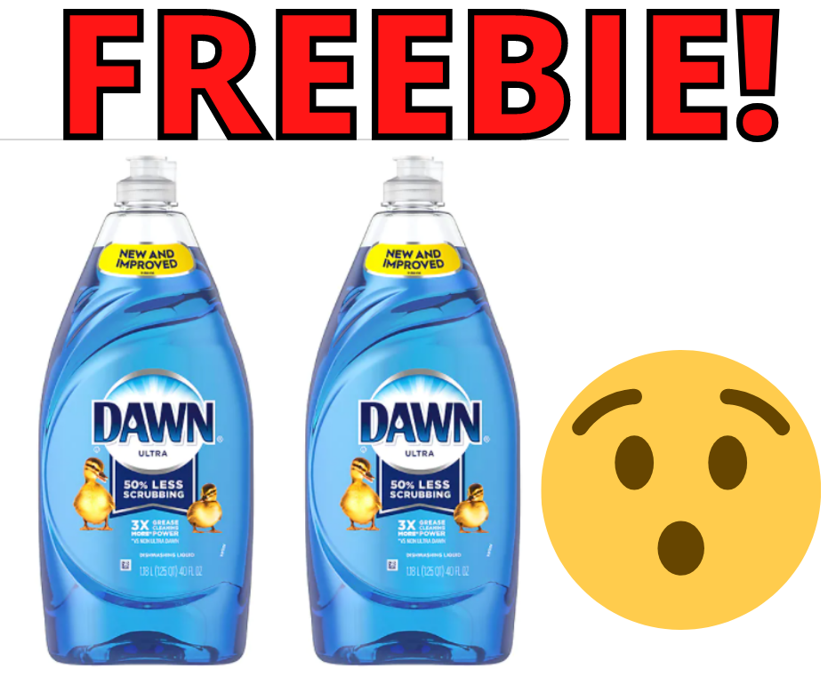 FREE DAWN DISH SOAP!