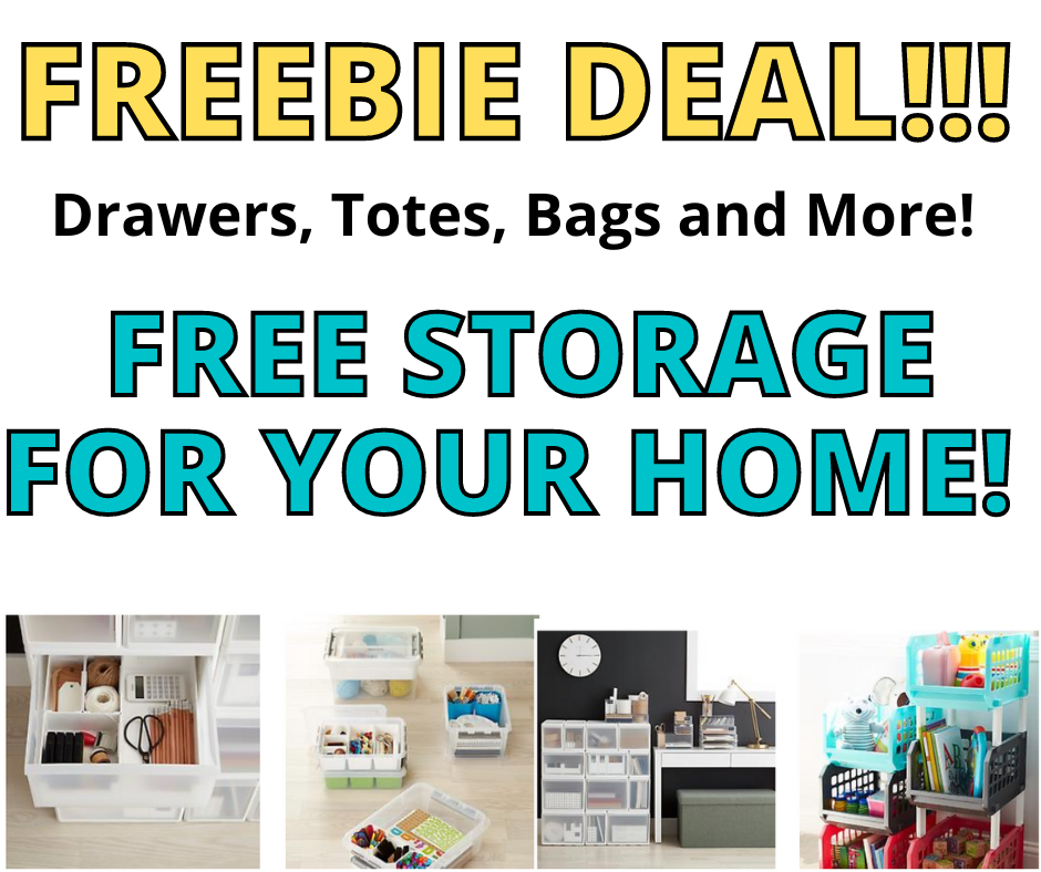 FREE Storage Items for Your Home!!!  RUN!