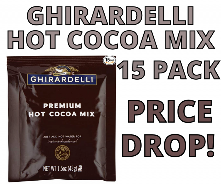 Ghirardelli Hot Cocoa Mix! Price Drop On Amazon!