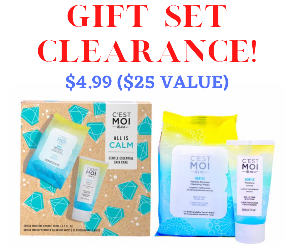 C’est Moi Skin Care Holiday Set On Clearance!