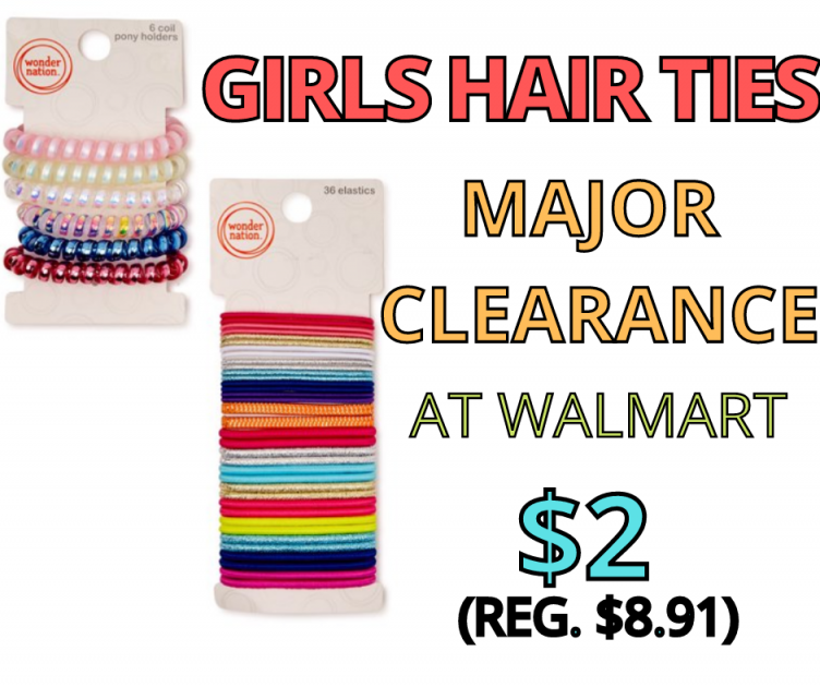 Girls Hair Ties On Clearance!