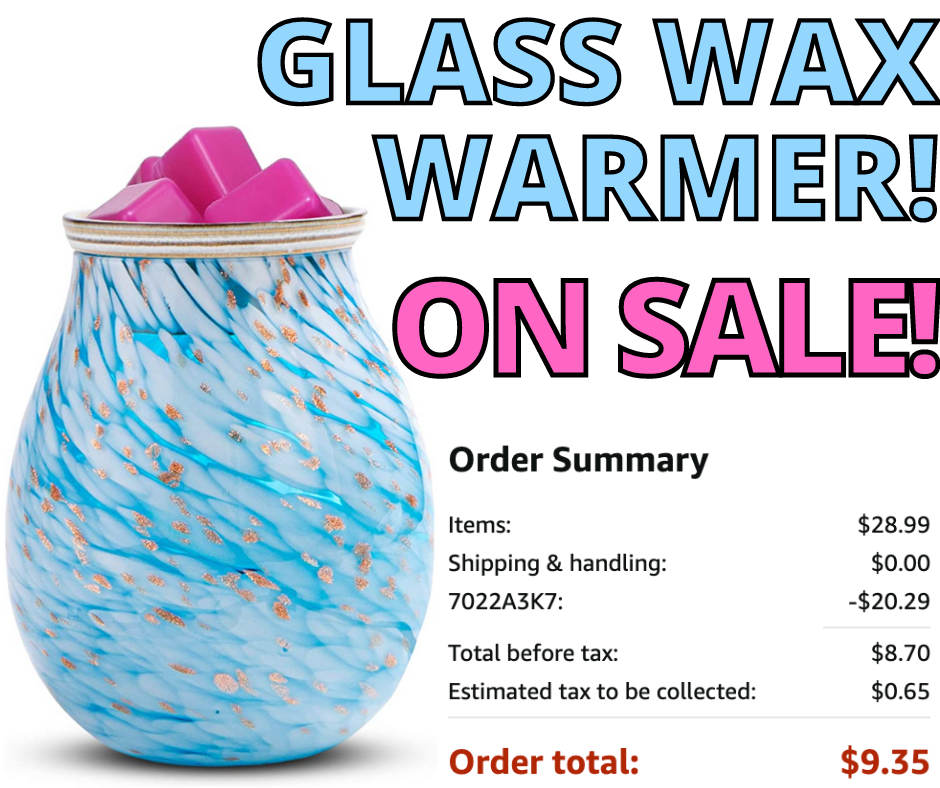 1 Glass Wax Warmer On Sale On Amazon!