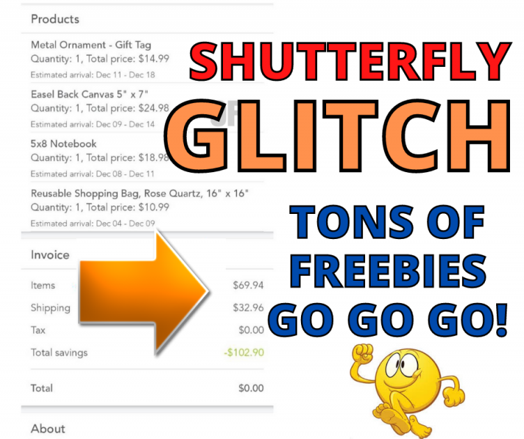 HUGE Shutterfly Glitch TONS OF FREE STUFF!