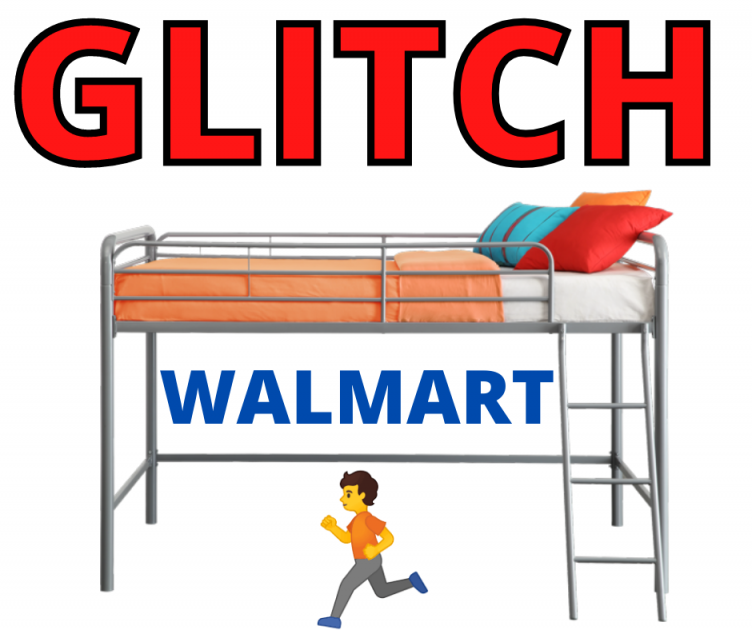 WALMART GLITCH – BUNK BED FOR DIRT CHEAP