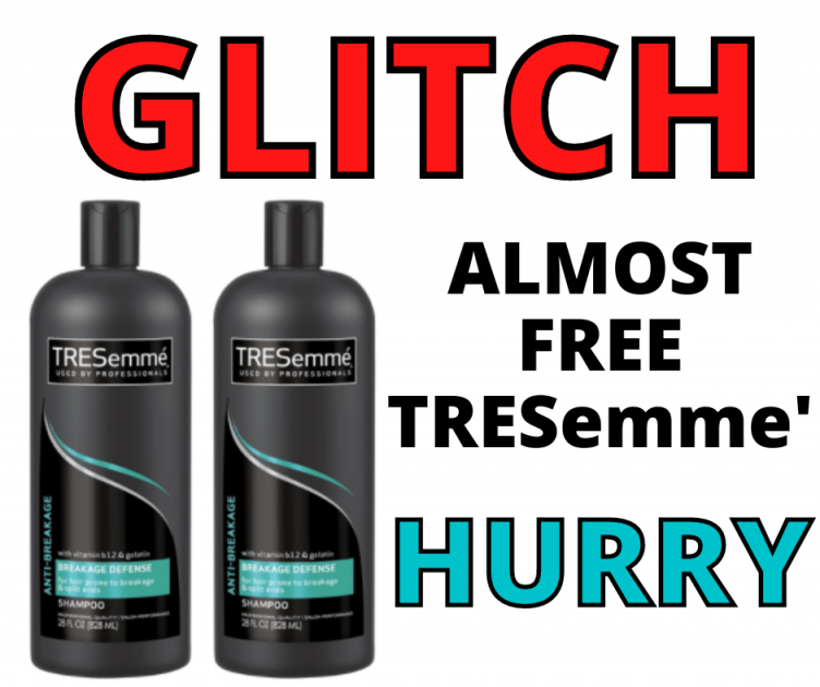 HUGE TRESemme GLITCH! ACT FAST!