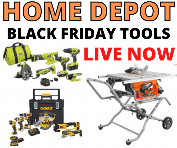Home Depot Black Friday Tool Deals ARE LIVE and Up to 66% OFF!