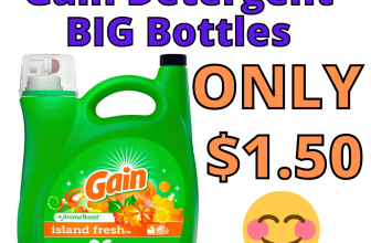 Gain Detergent BIG Bottles