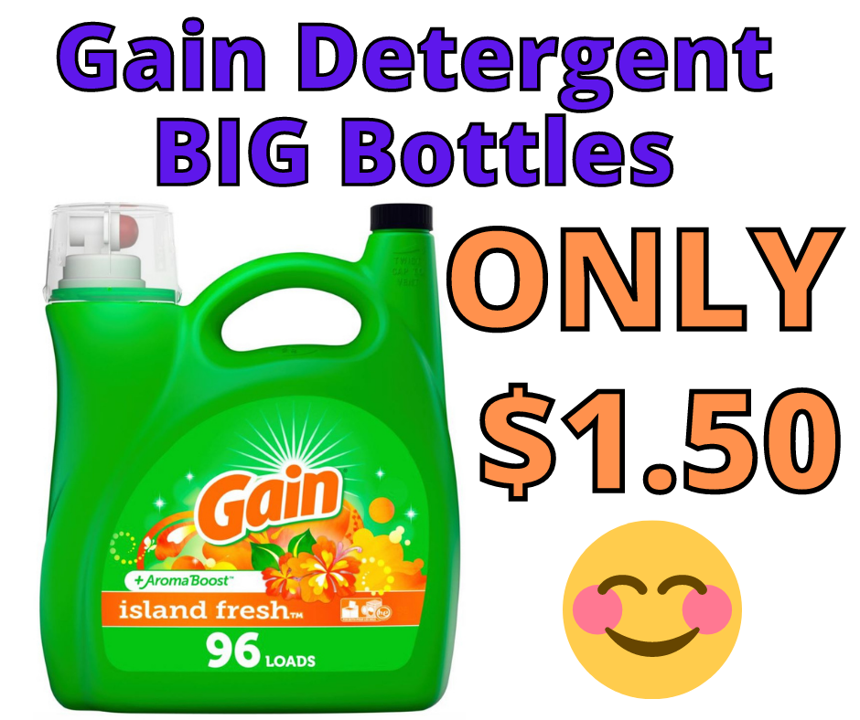 Gain Detergent BIG Bottles