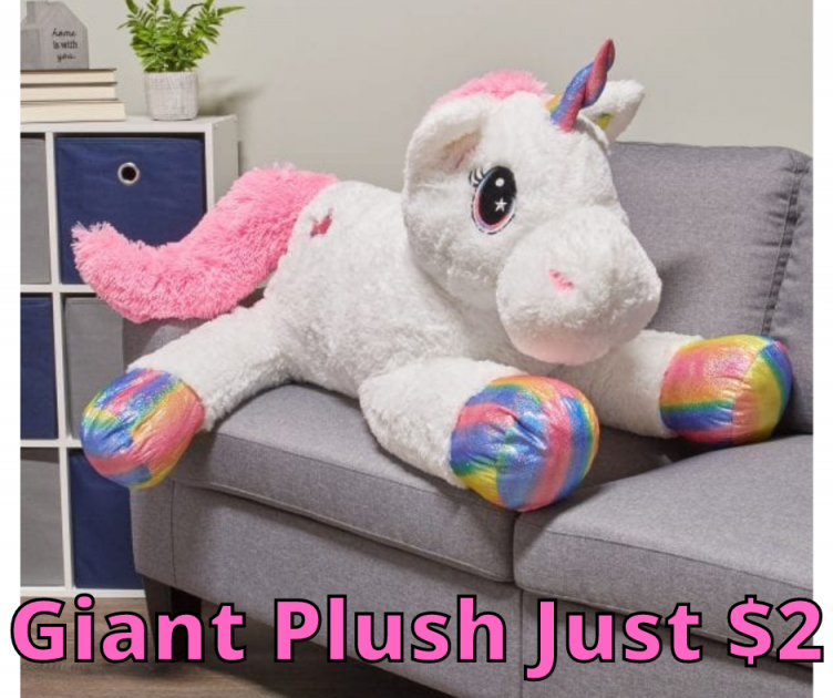 Giant Unicorn Plush Price Drop at Walmart!