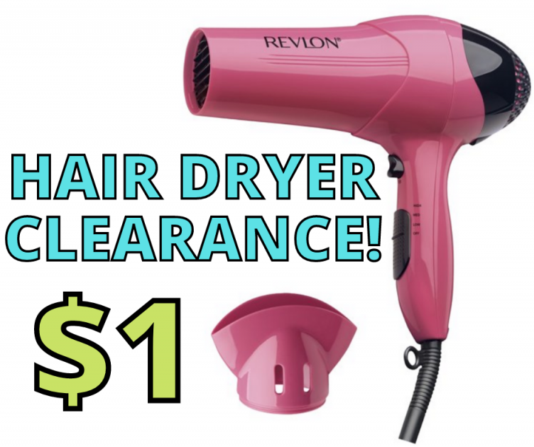 Revlon Hairdryer Only $1 At Walmart!