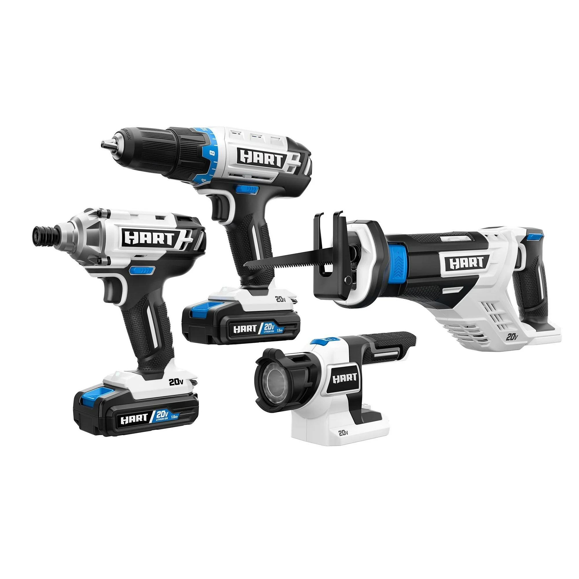 Hart 4 Piece Cordless Tool Kit Only 20 BUCKS!! (Was $178)