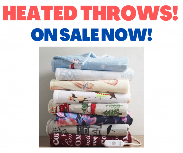 Heated Plush Throws On Sale Now!