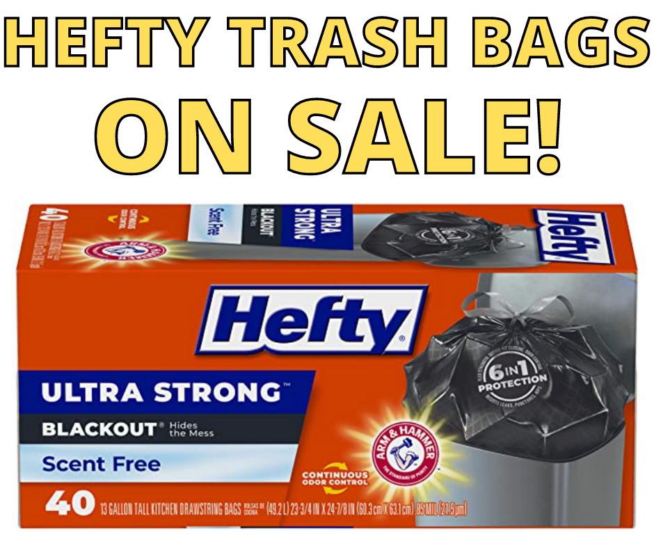 Hefty Trash Bags! Major Savings!