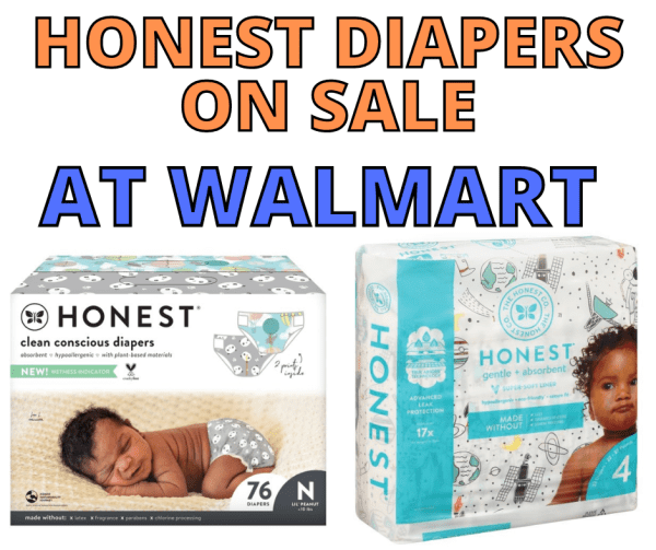 Honest Diapers On Sale At Walmart