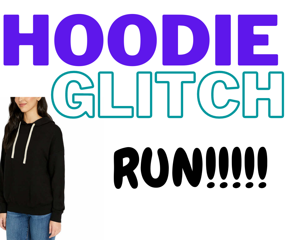 Buffalo Ladies’ Super Soft Hoodie GLITCH!!!   RUN!