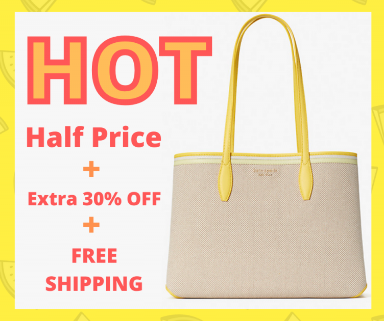 Kate Spade All Day Canvas Tote HUGE SAVINGS!