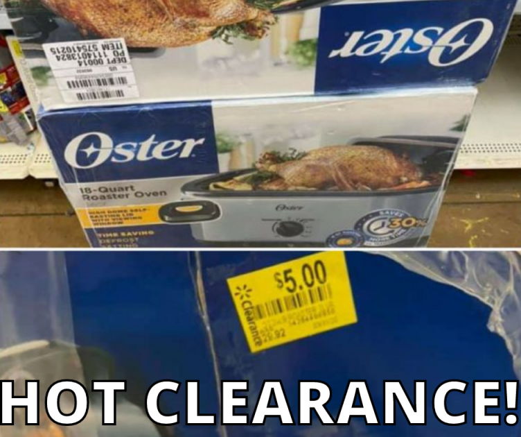 Oster Roaster Oven 18-quart ONLY $5 at Walmart!!!