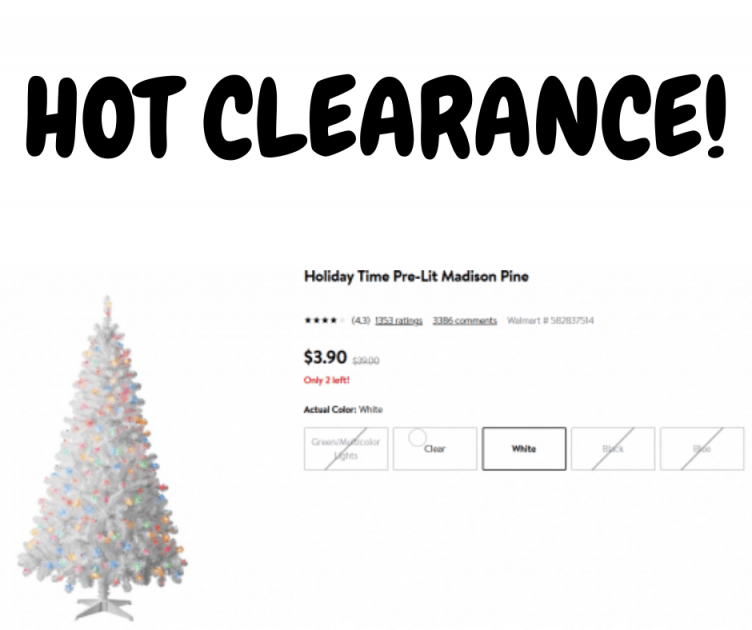 Holiday Time Christmas Tree less then $5!!!!!