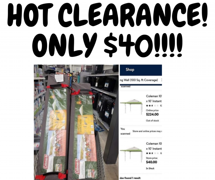 Pop Up Canopy by Coleman HOT CLEARANCE! Only $40!
