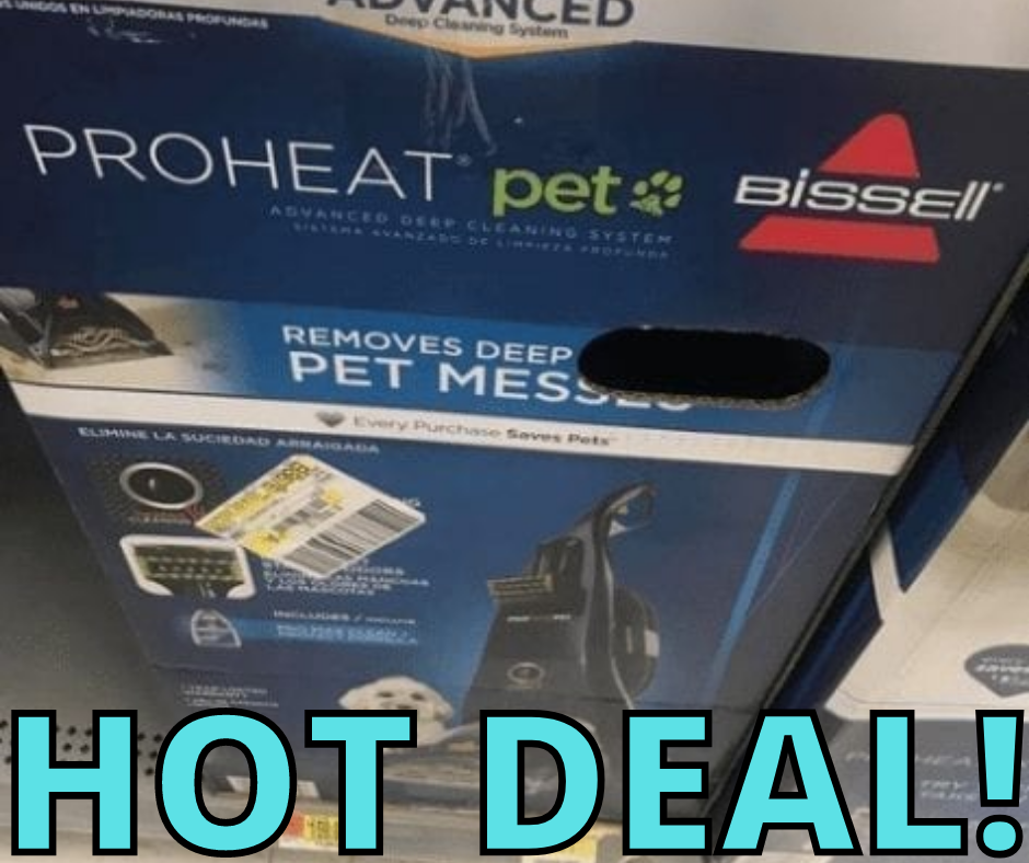 Bissell Proheat Pet Advanced Only $39 (was $188) at Walmart!!!!