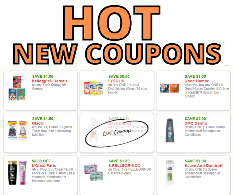 New Printable Coupons From Coupons.com