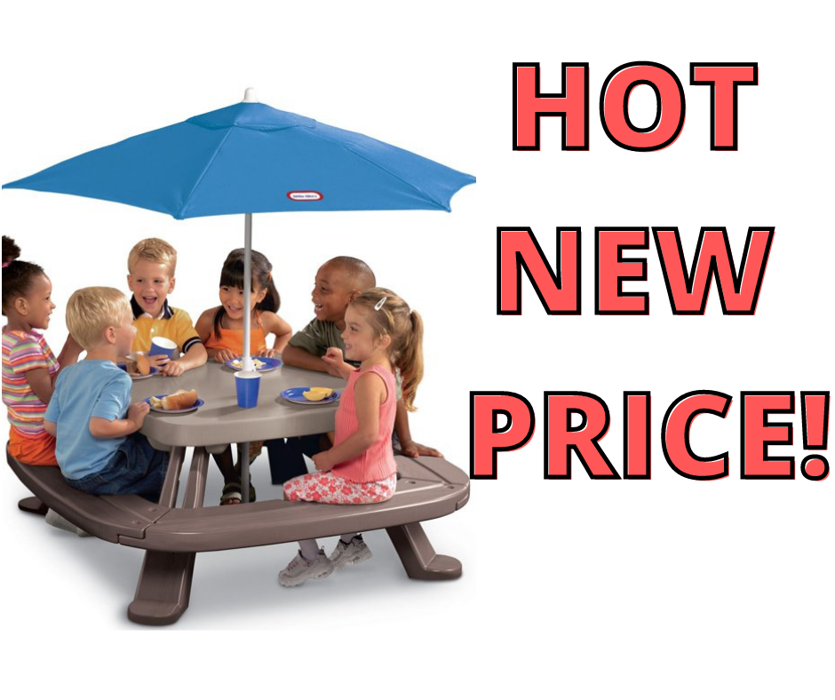 Little Tikes Fold ‘n Store Picnic Table PRICE DROP!
