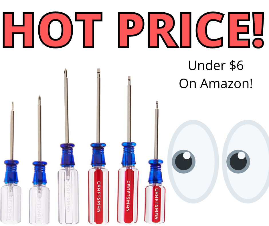 CRAFTSMAN Screwdriver Set HOT PRICE on Amazon!