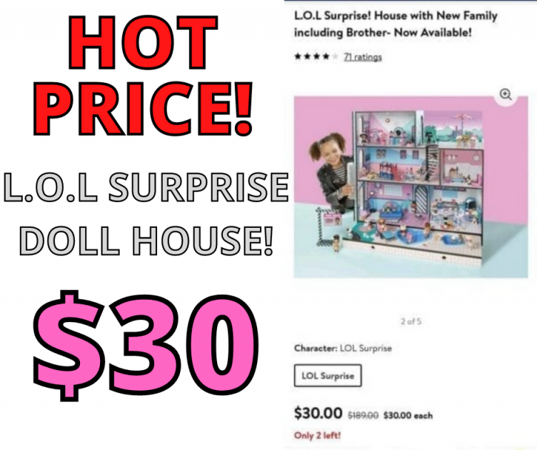 Lol Surprise Doll House Only $30 (Was $189)