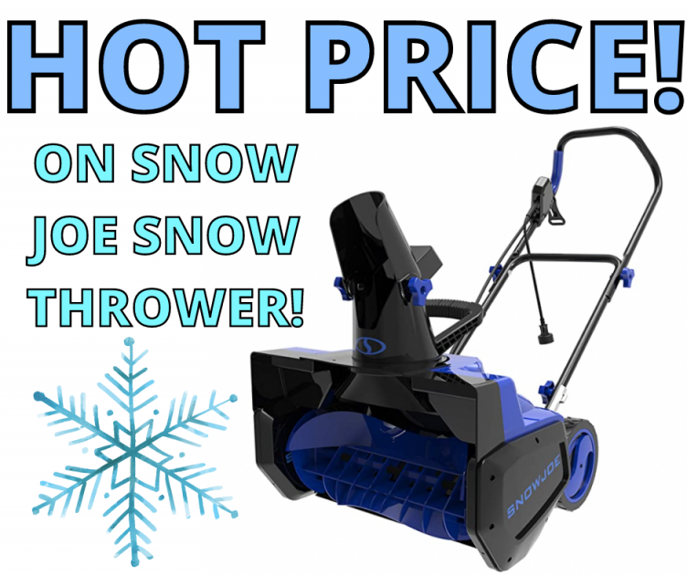 Electric Snow Thrower On Sale Now On Amazon!