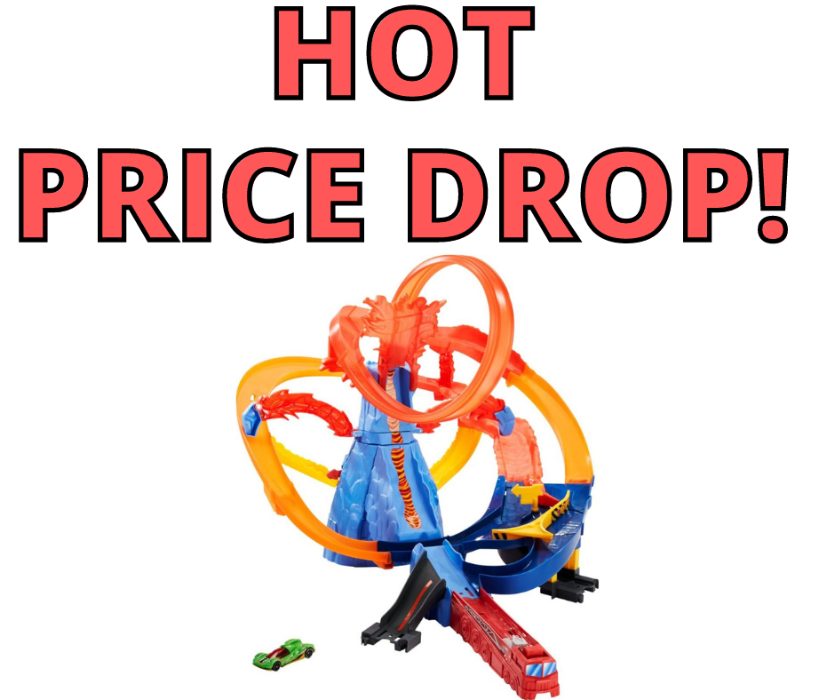 Hot Wheels Volcano Escape Track Set Price Drop!