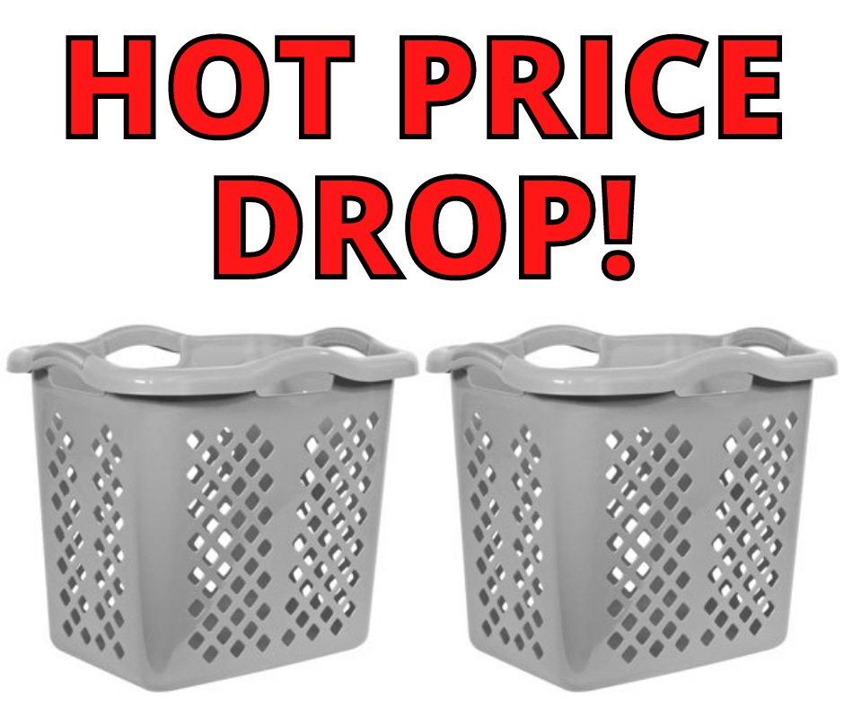 Home Logic Laundry Basket 2 Pack HOT PRICE!