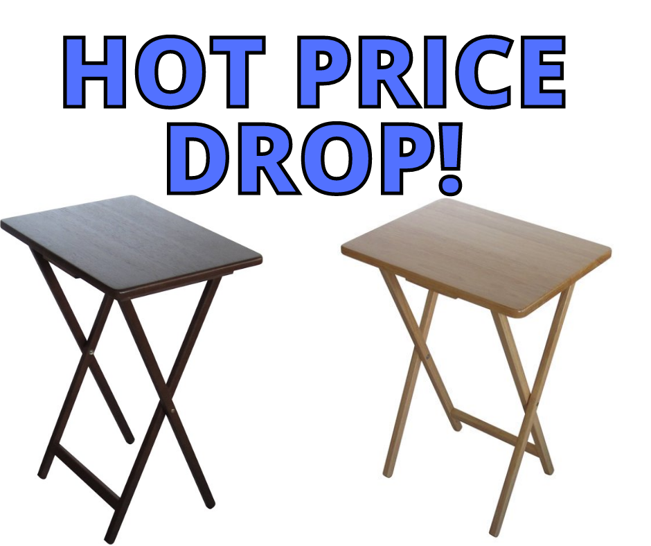 Mainstays Folding TV Tray Table HOT PRICE DROP!