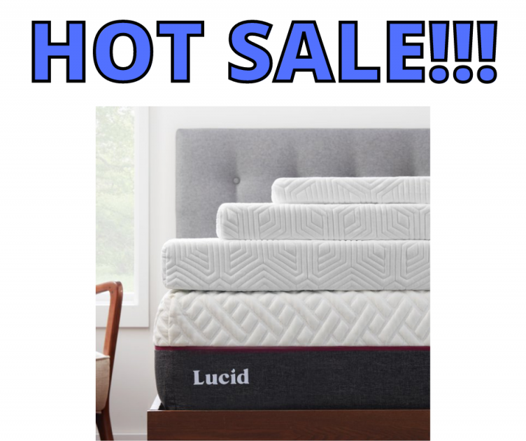 Lucid Gel Memory Foam Mattress Topper Hot Sale at Walmart!