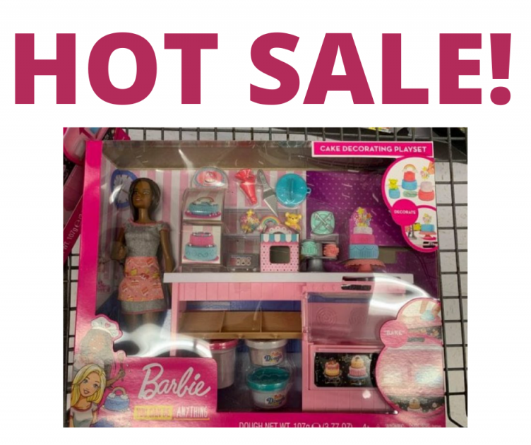 Barbie Cake Decorating Playset HOT Clearance Deal!