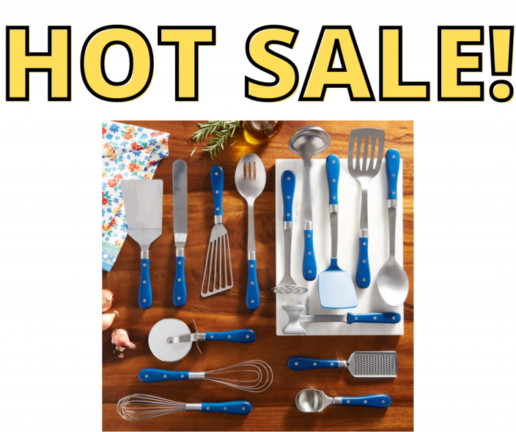 Pioneer Woman 15 Piece Tool and Gadget Set HOT SALE!!
