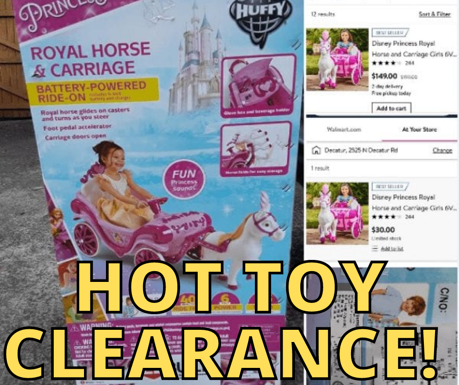 Disney Princess Royal Horse and Carriage Just $30 at Walmart!!!!!