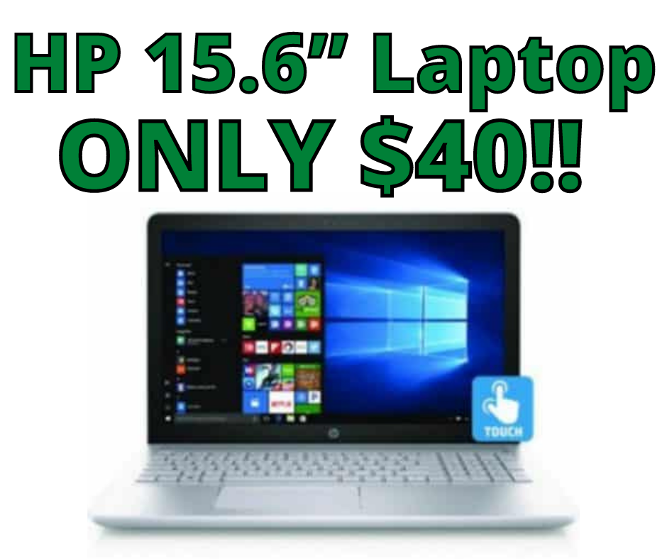 HP 15.6” Laptop Touchscreen Windows 10 ONLY $40!!