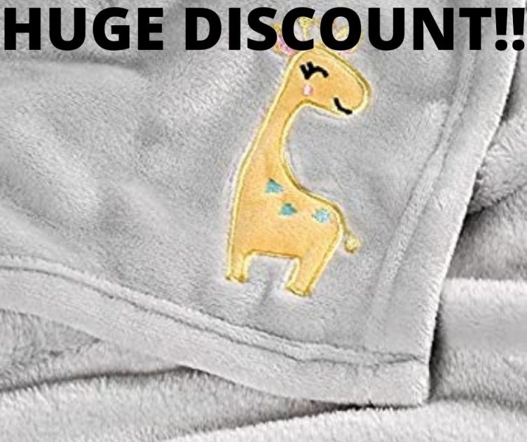 DaysU Baby Flannel Blankets Huge Discount On Amazon!