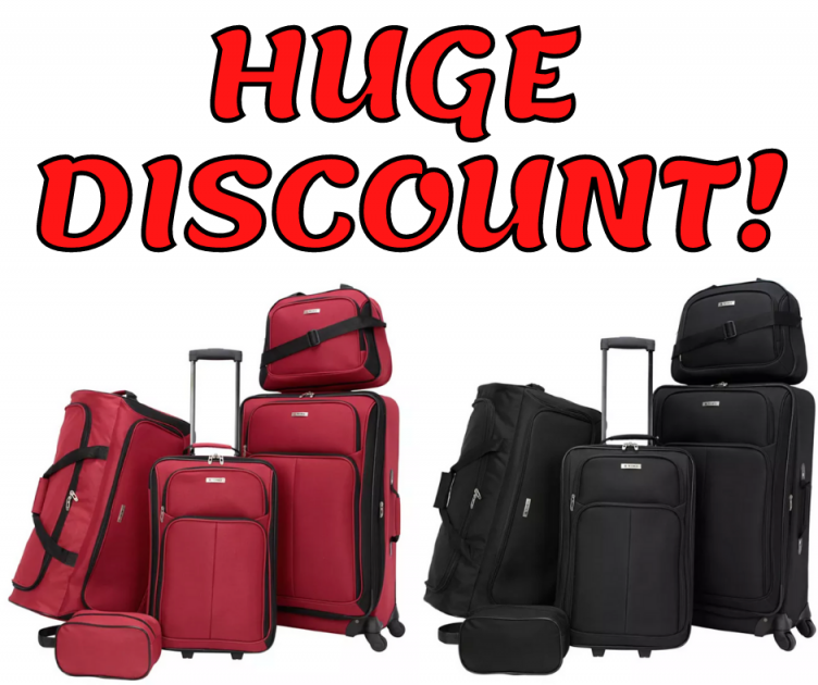 Ridgefield 5 Pc. Softside Luggage Set Price Drop at Macys!