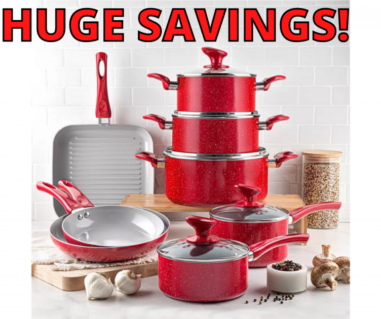 Granite Stone Diamond Cookware HUGE SAVINGS!