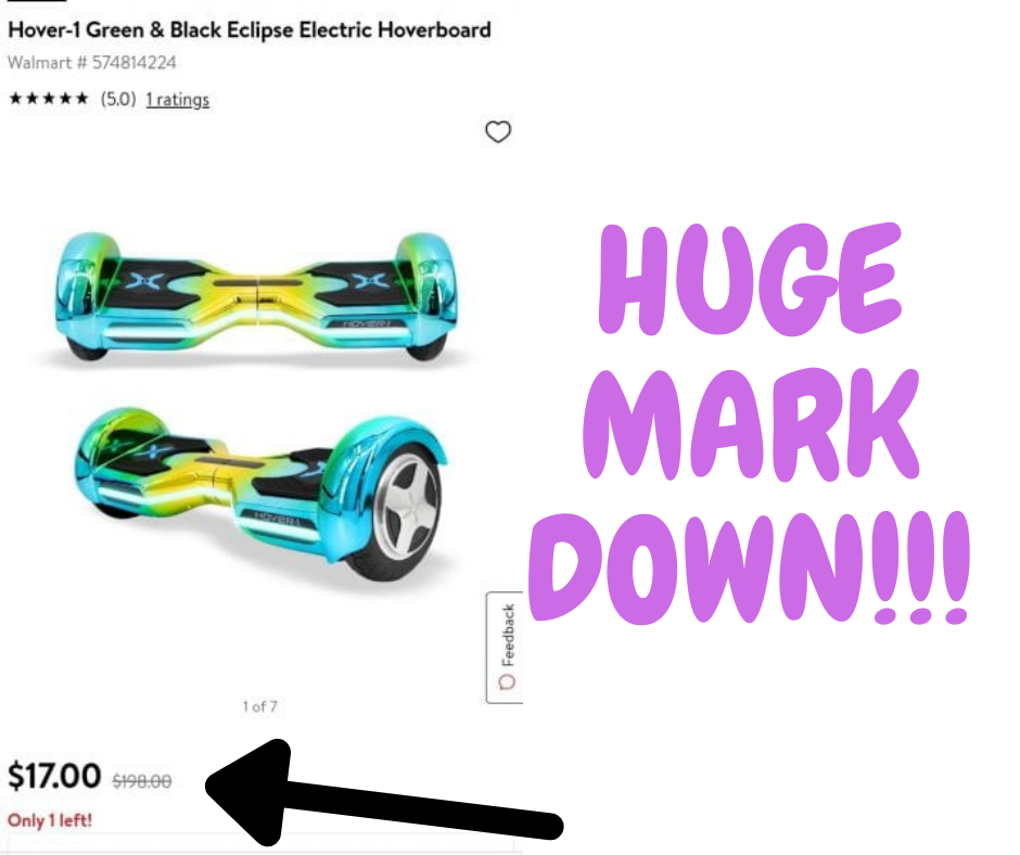 Hoverboard for Sale Only $17 At Walmart (Was $198)