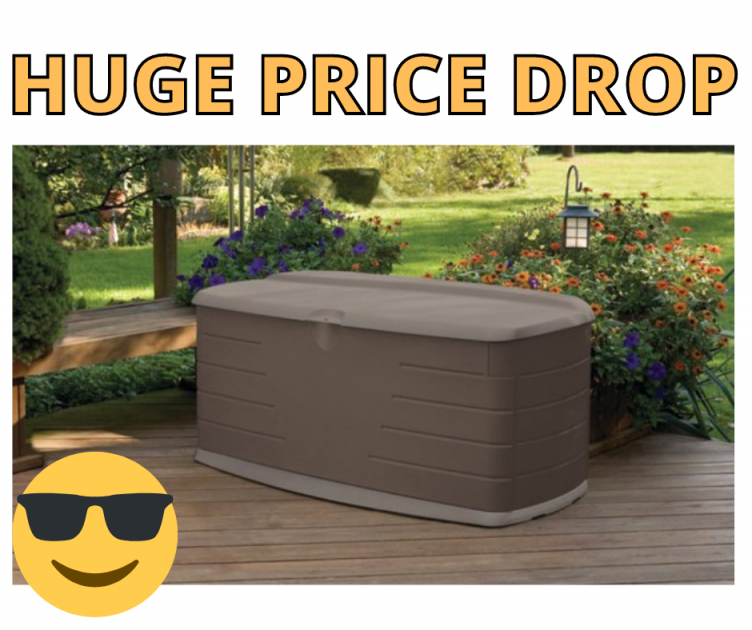 Large Deck Box with Seat Over 50% OFF