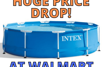 Intex 10′ X 30″ Metal Frame Above Ground Swimming Pool 50% Off!