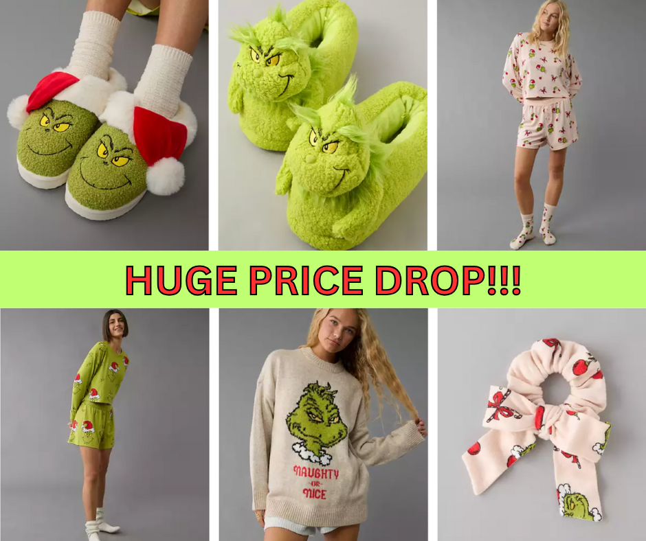 American Eagle Grinch Apparel