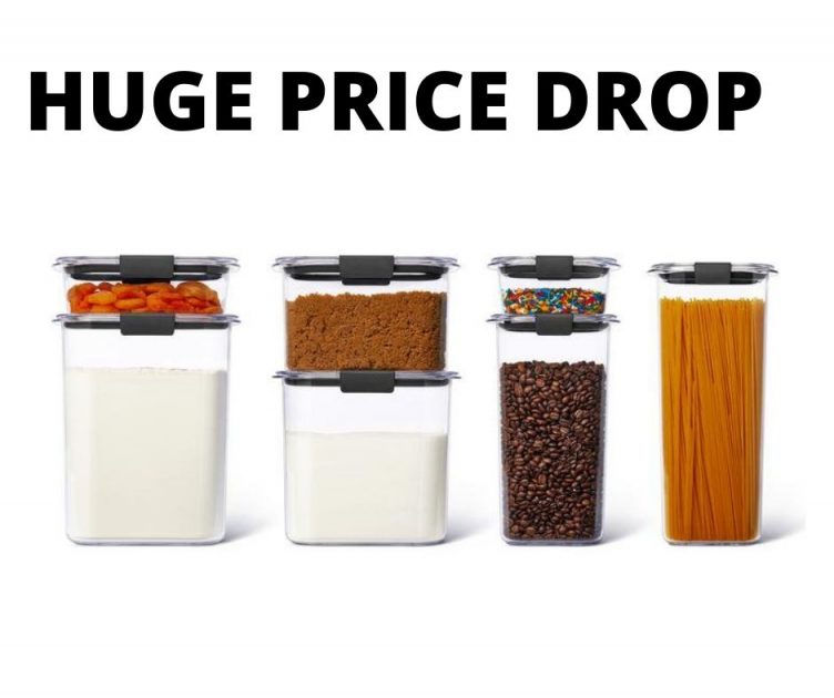 Rubbermaid Food Storage Set Of 7 Huge Price Drop Deal