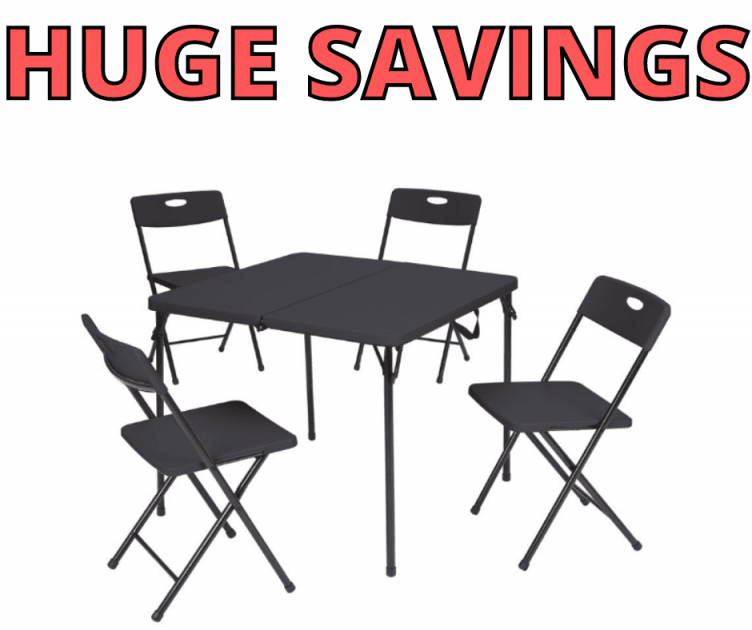 Mainstays 5pc Table and Chair Set only $13 at Walmart!