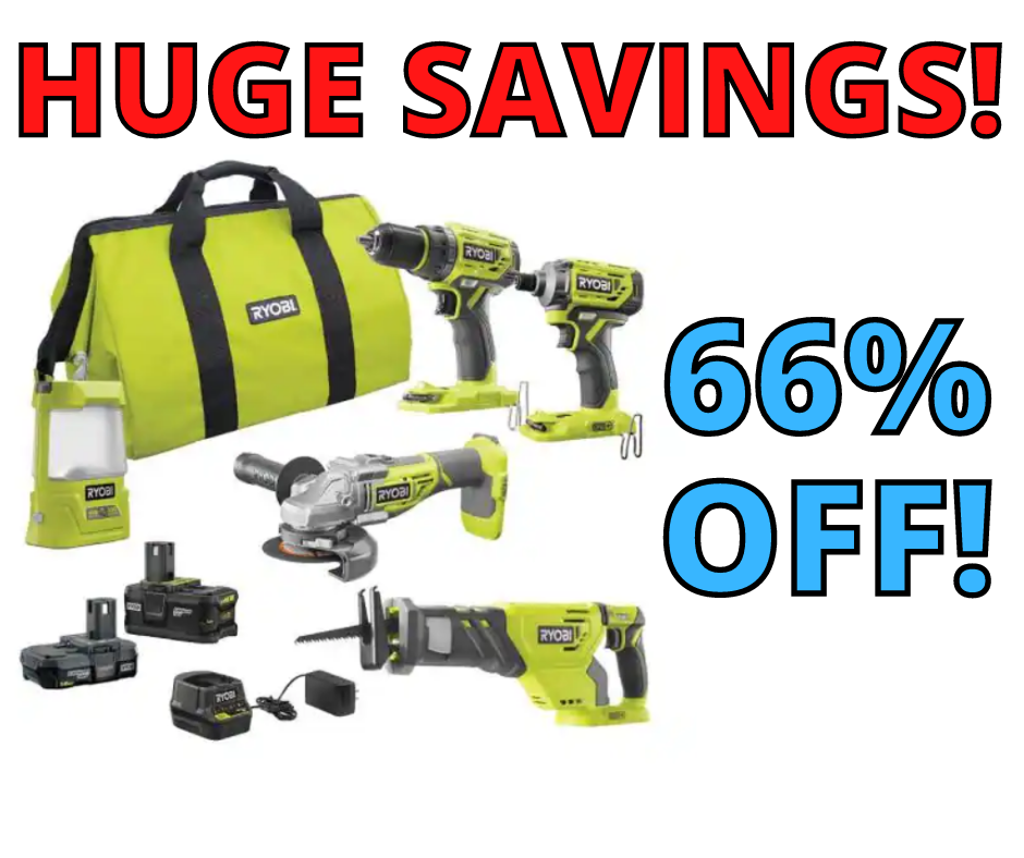 Ryobi  5-Tool Combo Kit BIG SAVINGS at Home Depot!